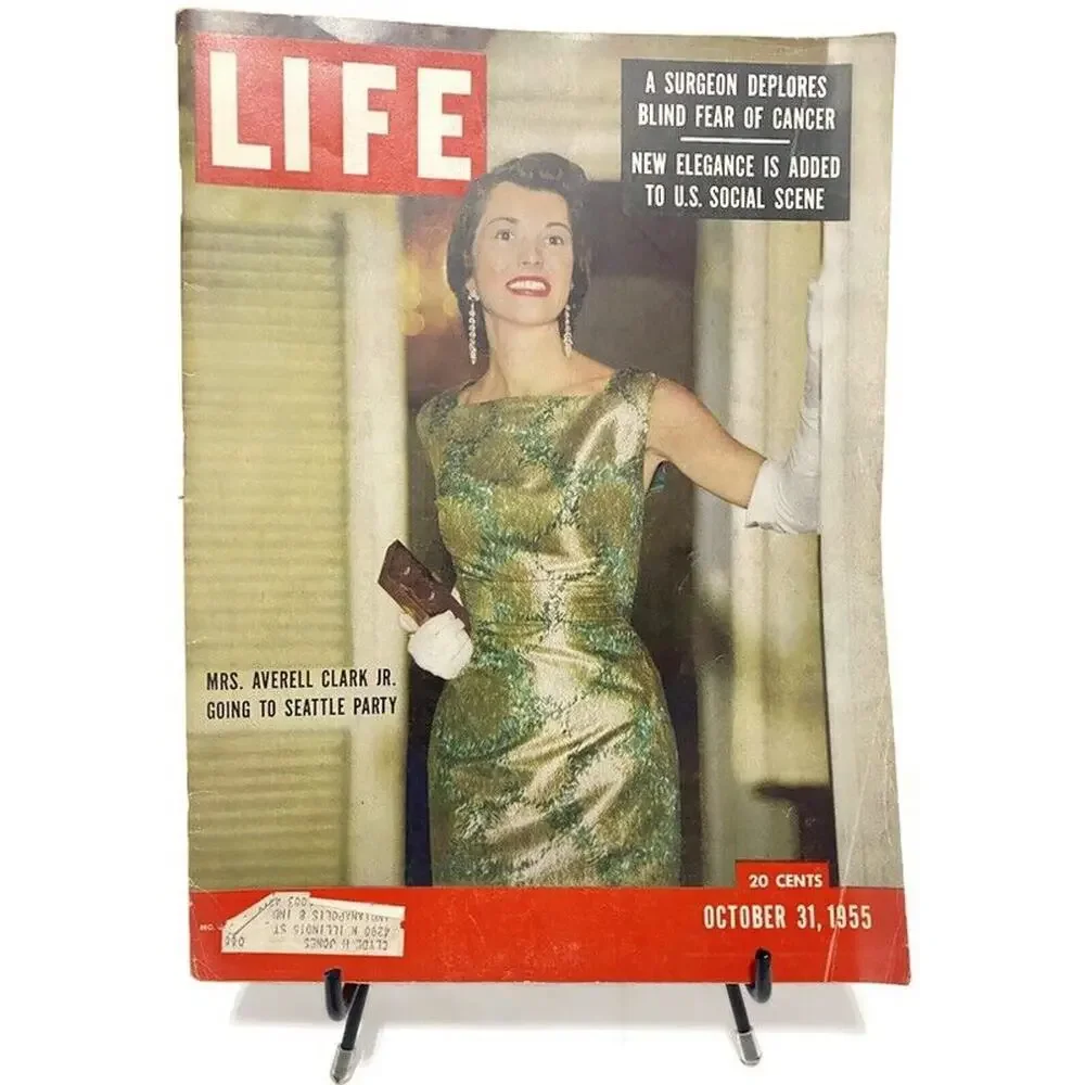 LIFE Magazine October 31 1955 Mrs Averell Clark Jr Cover Maria Callas